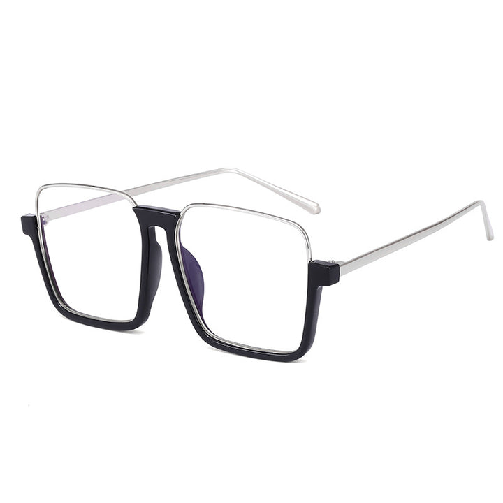 Women's square sunglasses with transparent frame and polarized lenses Kalsten