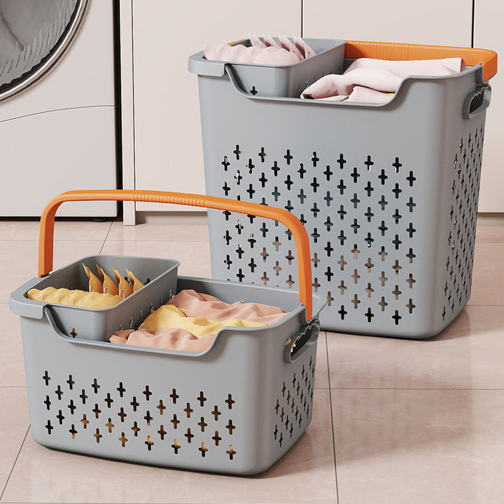 Women's stackable storage baskets with ergonomic handles Kalsten