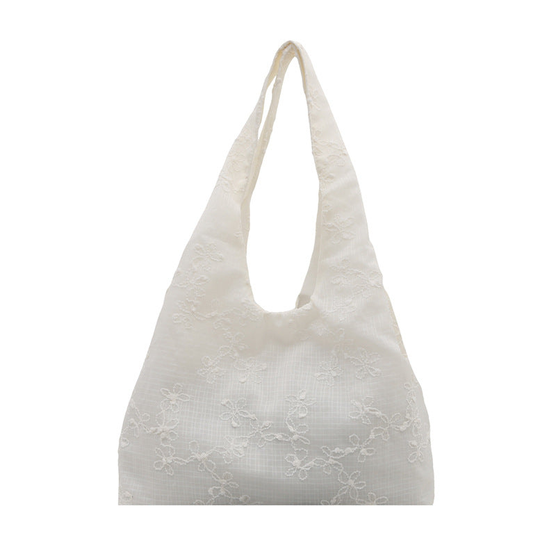 Floral Patterned Reusable Shopping Tote Bag