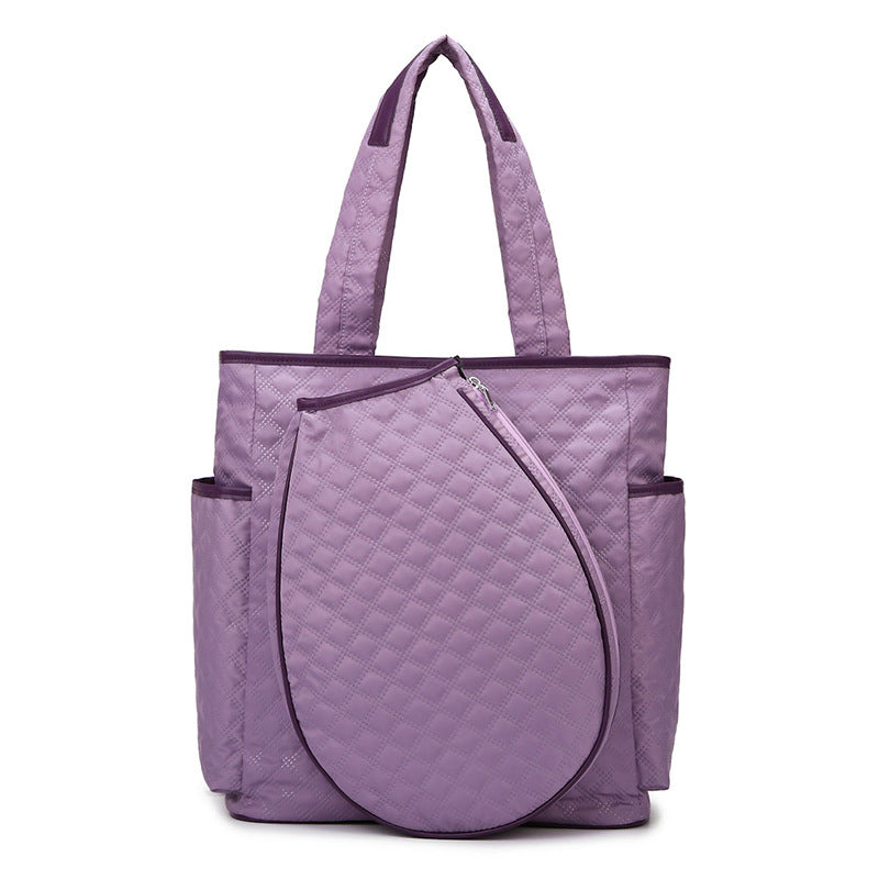 Multi-Pocket Quilted Tote Bag Kalsten