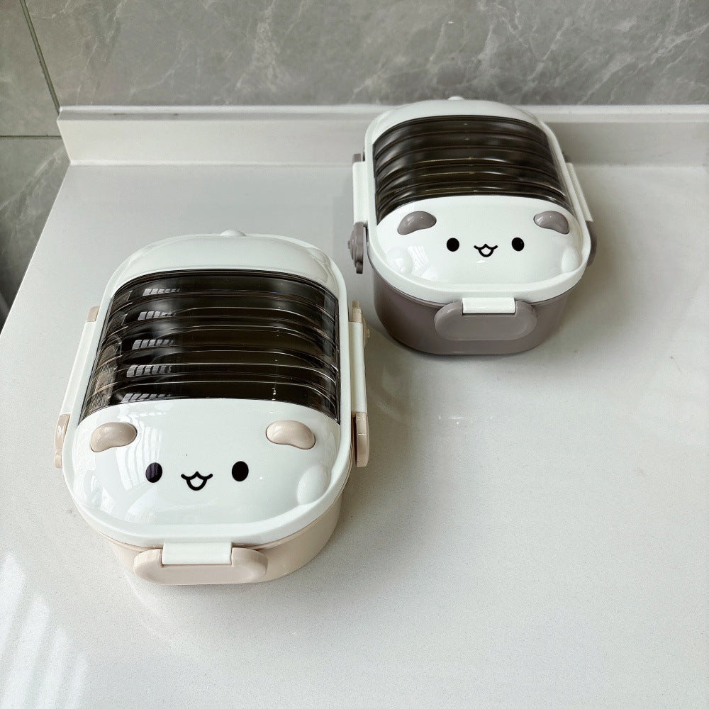 Cartoon-Themed Bento Lunch Container