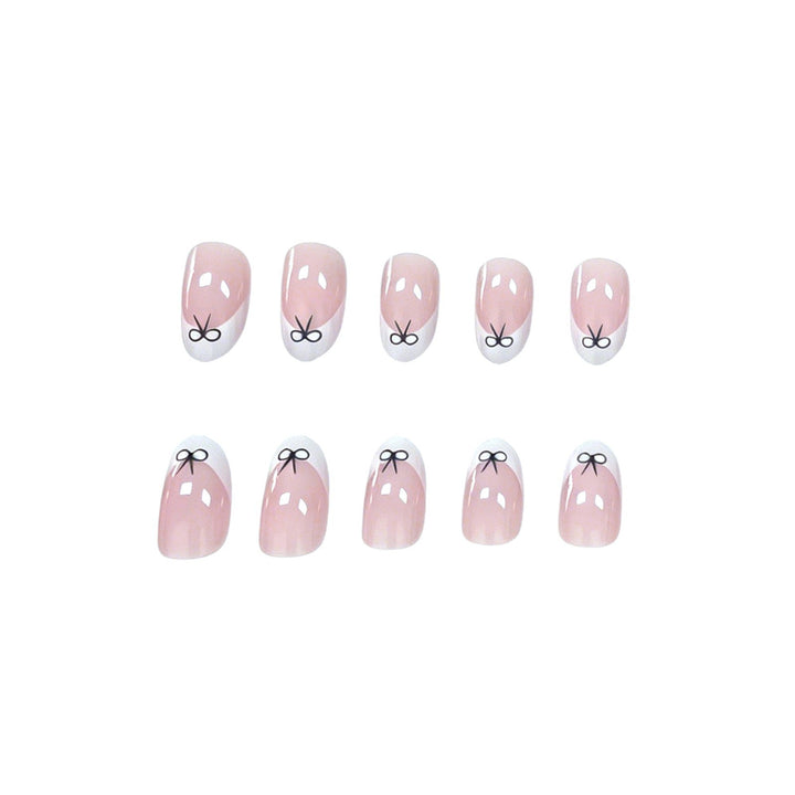 Artistic Bow-Embellished Nail Art Kalsten