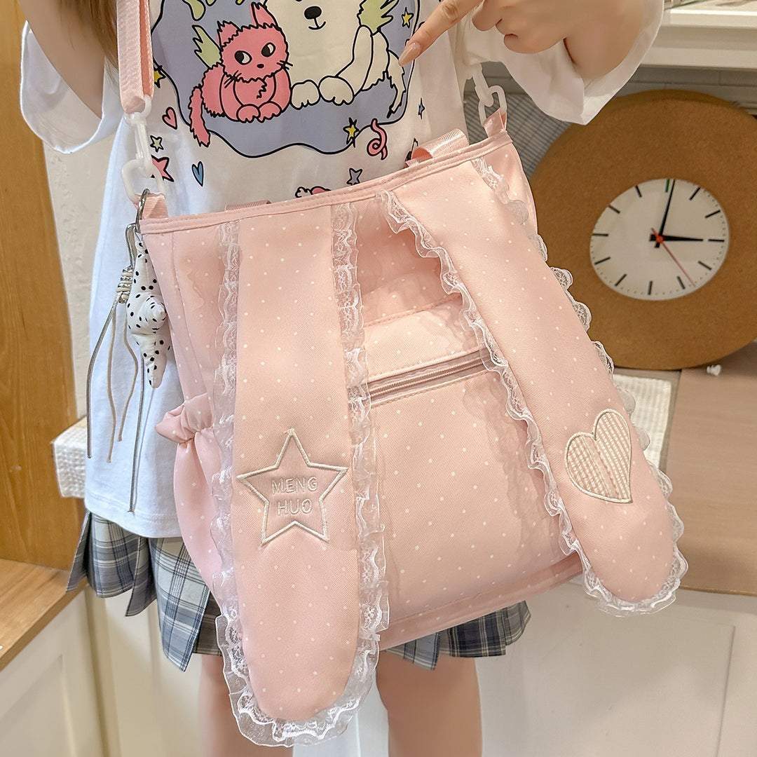 Cute Decorative Bunny-Ear Tote Bag Kalsten