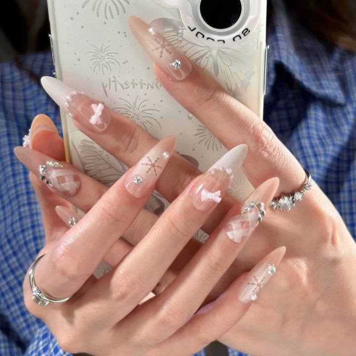 Artistic Floral and Minimalist Press-On Nails Kalsten