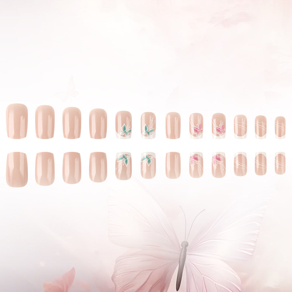 Elegant Floral Design Nail Art Set Kalsten