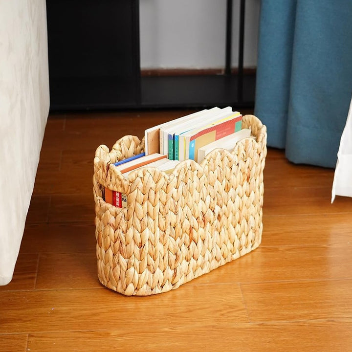 Handwoven Natural Decorative Storage Basket Kalsten
