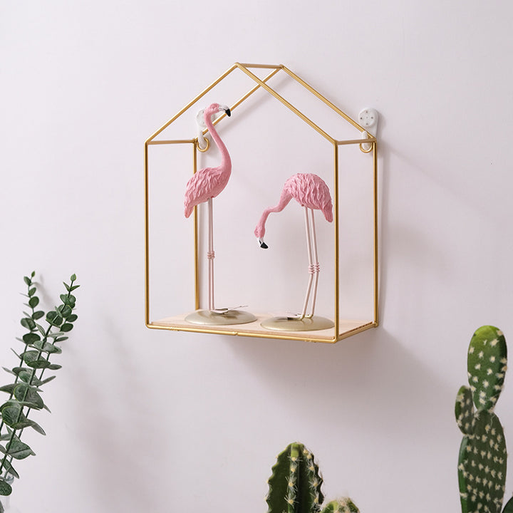 Modern Geometric Wall Shelf