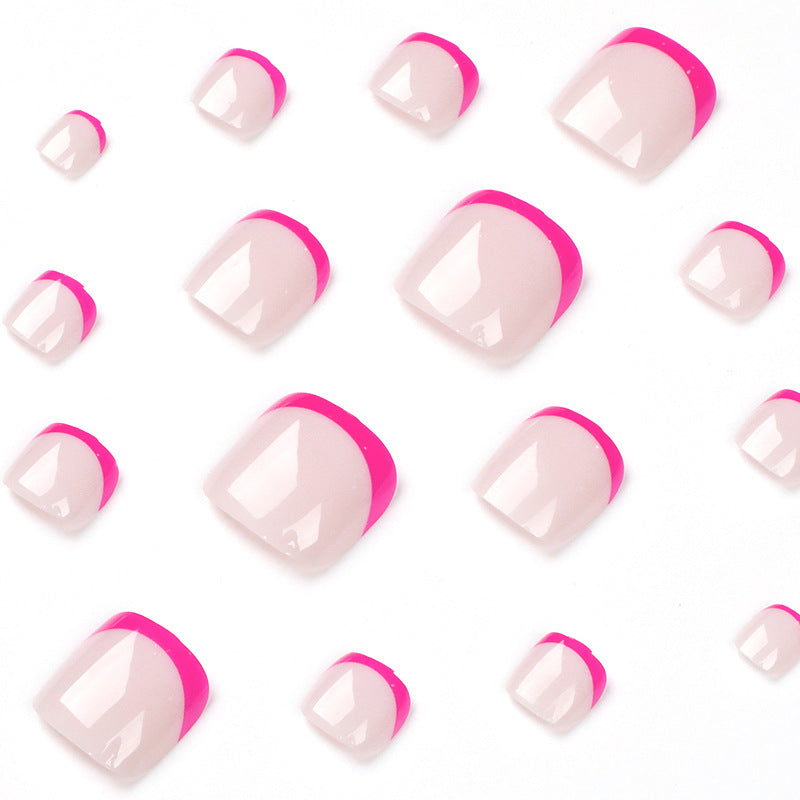 Artful foot nail design with modern color accents Kalsten