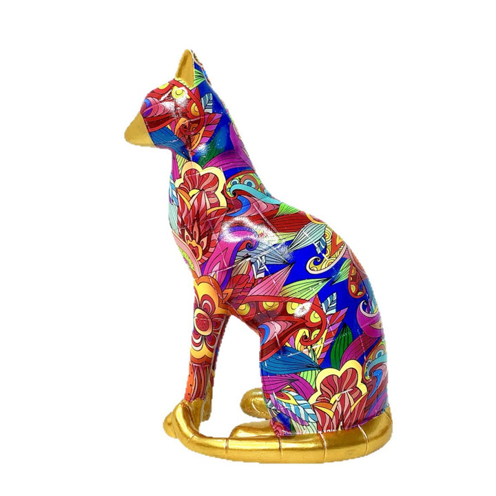 Decorative cat statue in modern art style Kalsten