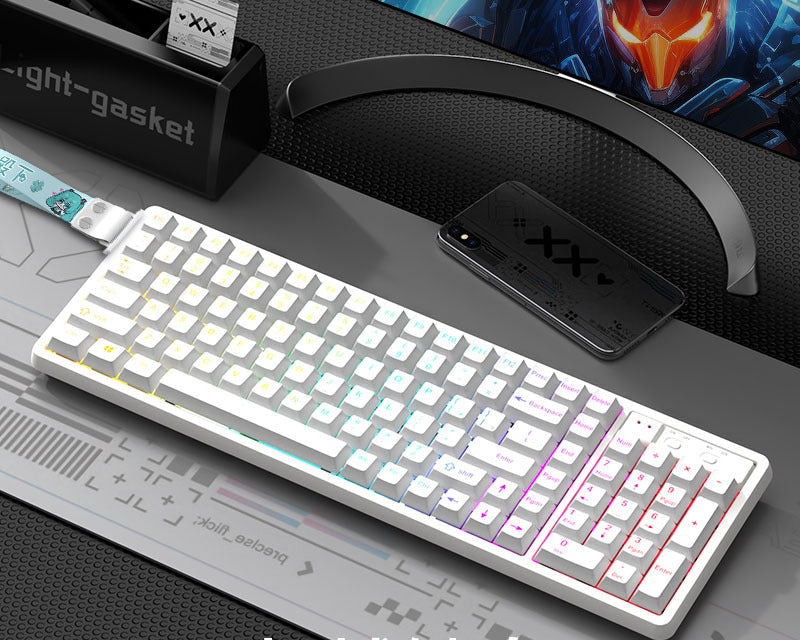 Customizable RGB Gaming Keyboard with Artistic Keycaps Kalsten
