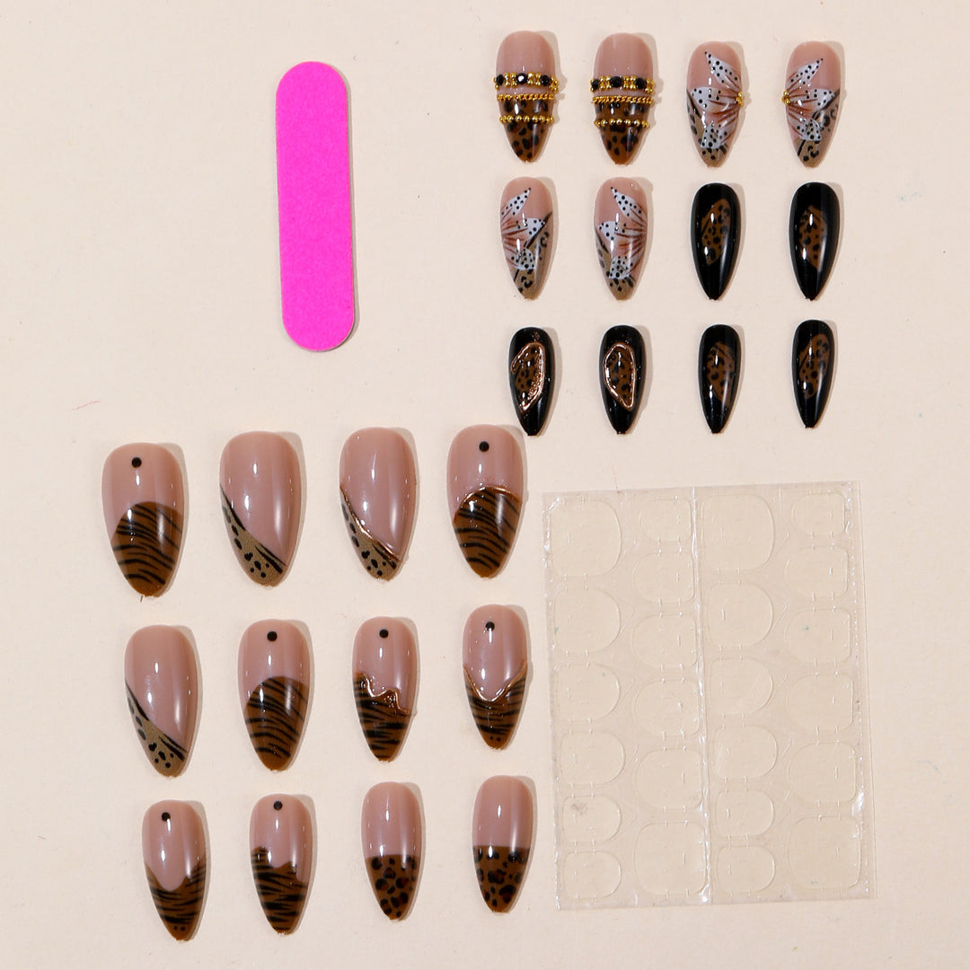 Decorative 3D Stiletto Nail Art Extensions Kalsten