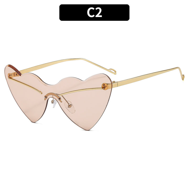 Heart-Shaped Stylish Sunglasses
