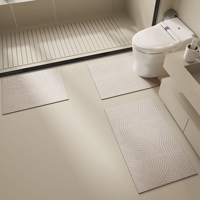 Elegant Floral Design Bath Mat Set Kalsten