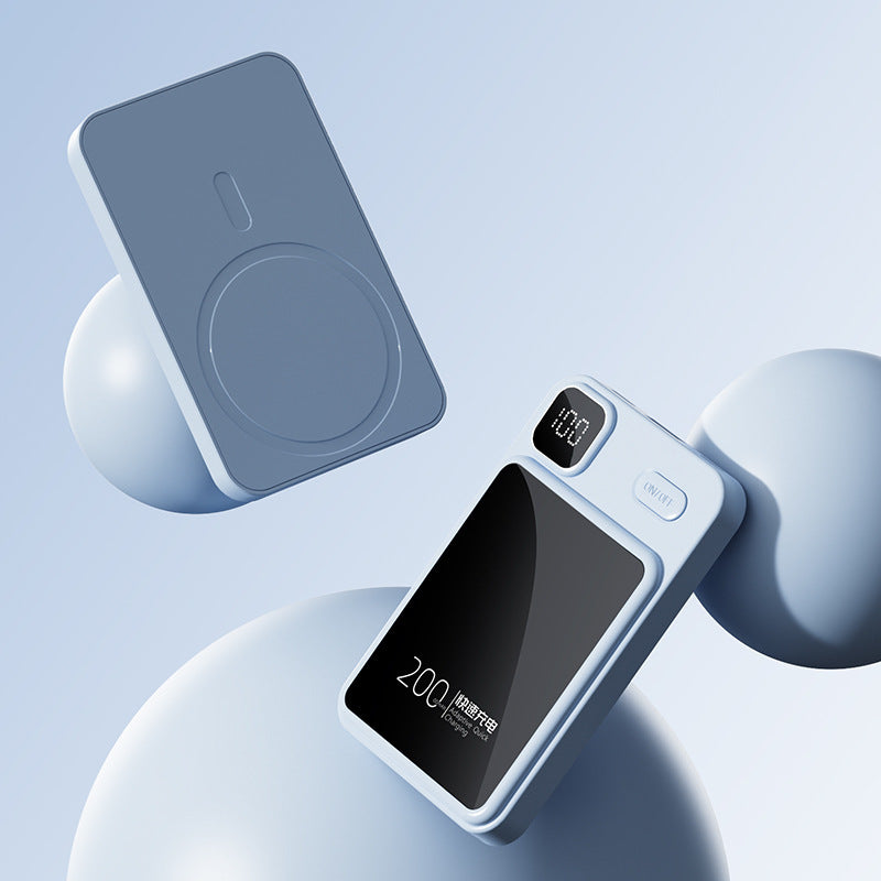 Portable power bank with inductive charging technology and digital display Kalsten