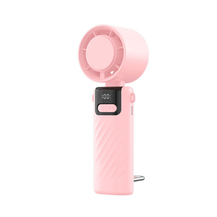 Unisex Digital Display Rechargeable Handheld Cooling Fan Kalsten