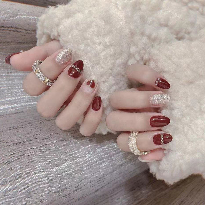Glamorous Nail Art Press-On Set Kalsten