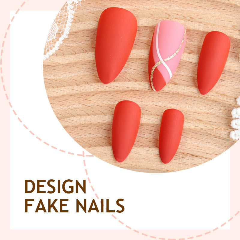 Premium Artificial Nails with Exquisite Design Kalsten