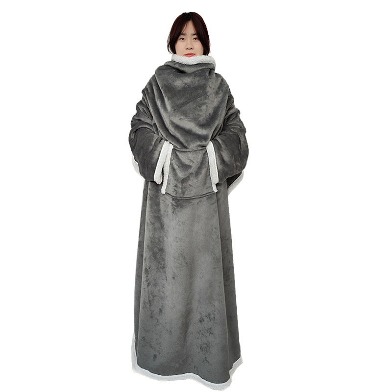 Women Cozy Oversized Poncho made of soft fleece Kalsten