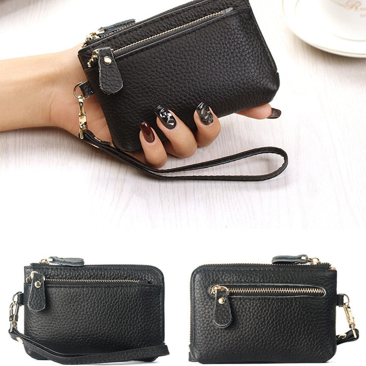 Luxe Textured Zippered Wallet Kalsten