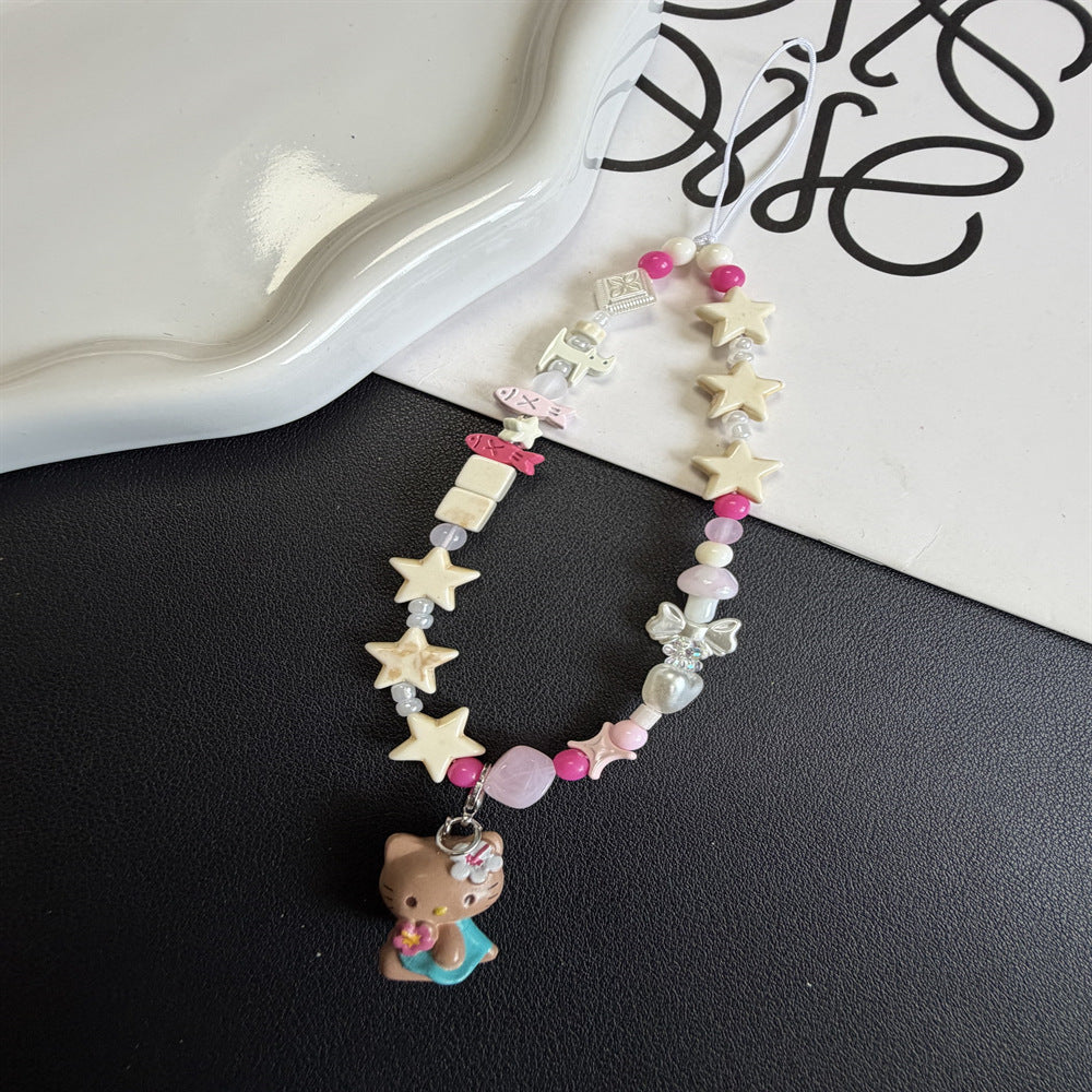 Whimsical Themed Beaded Necklace Kalsten