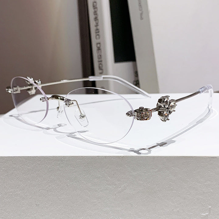 Ladies elegant sunglasses with geometric frame Kalsten