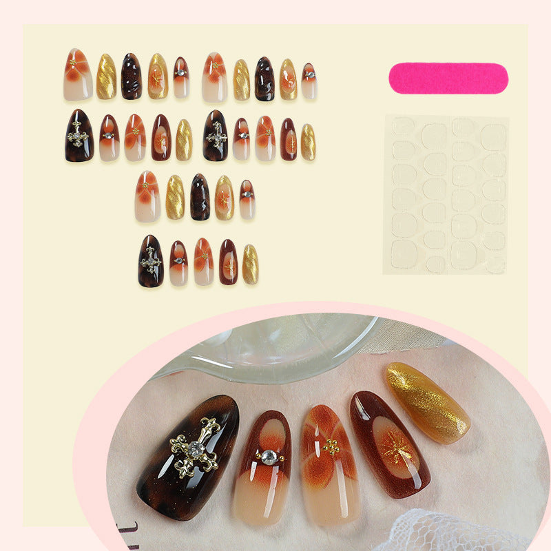 Decorative Press-On Nail Art Set