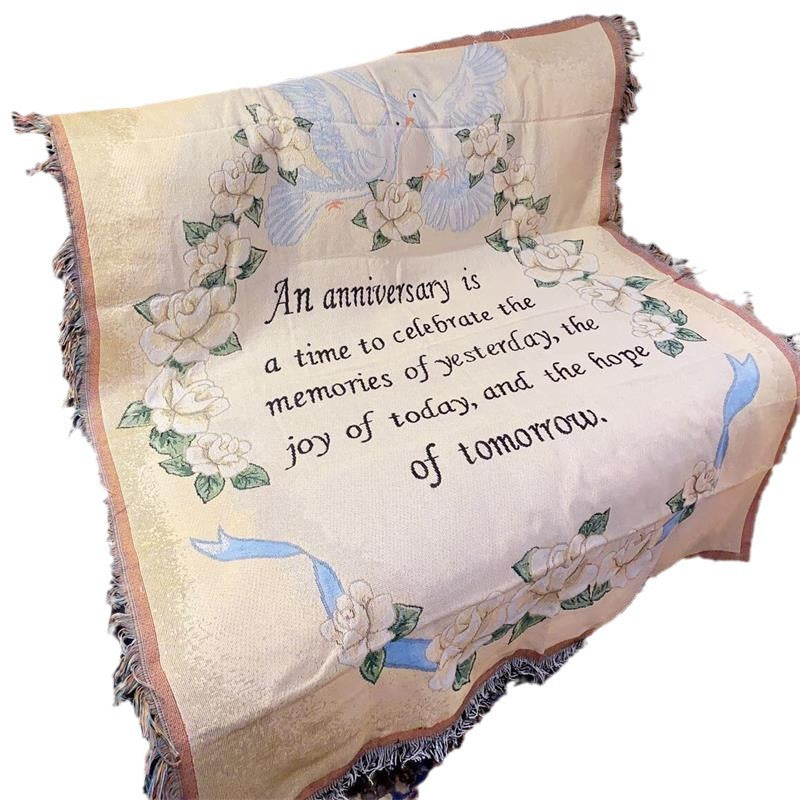 Inspirational Tapestry Blanket
