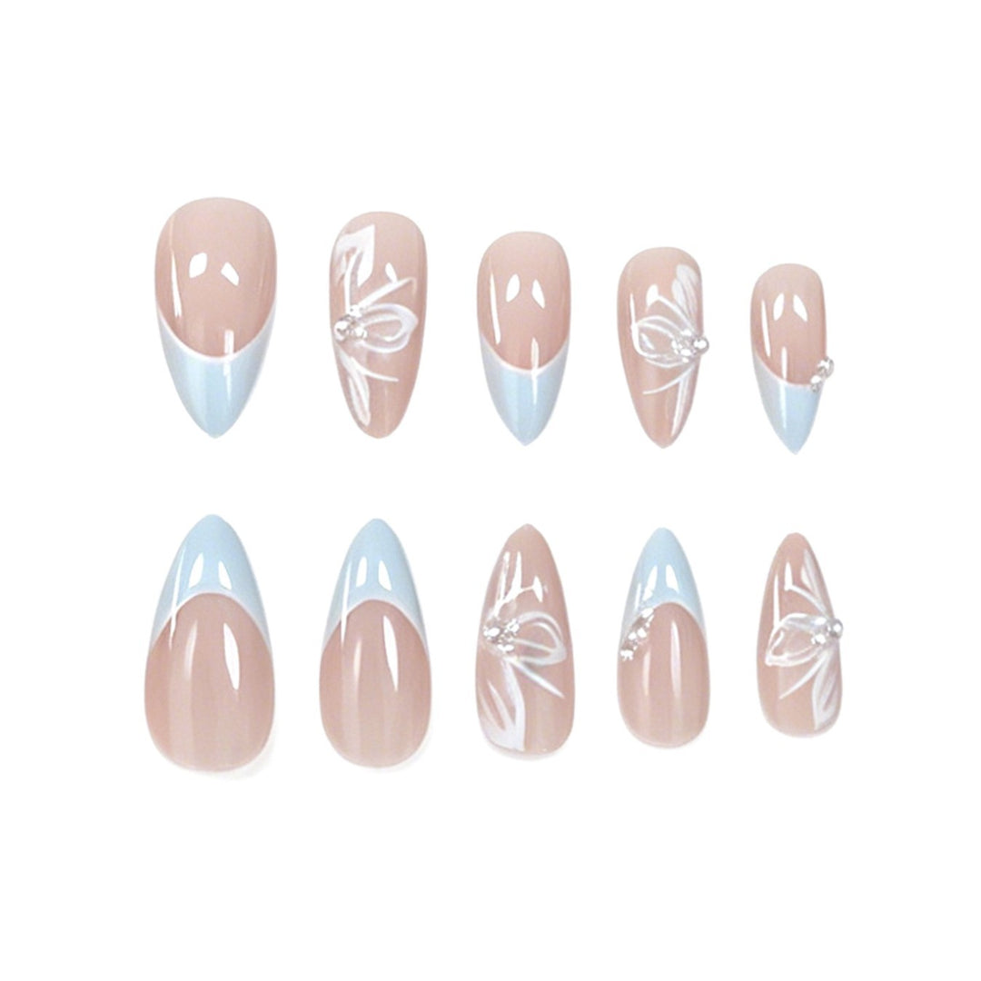 Elegant Floral Design Nail Art Kalsten