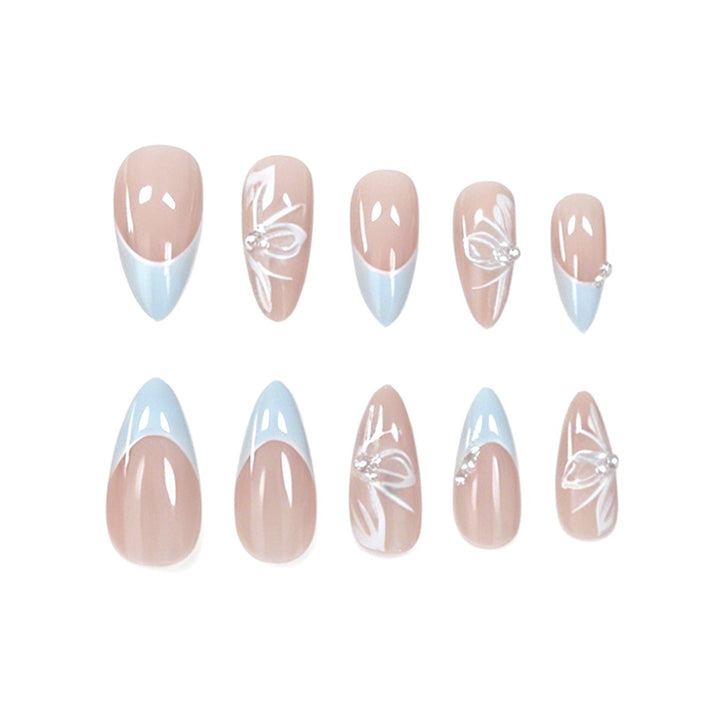 Elegant Floral Design Nail Art Kalsten
