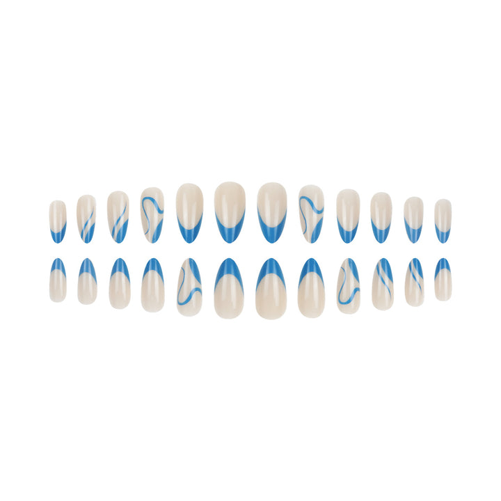 Artistic Pointed Press-On Nails Kalsten