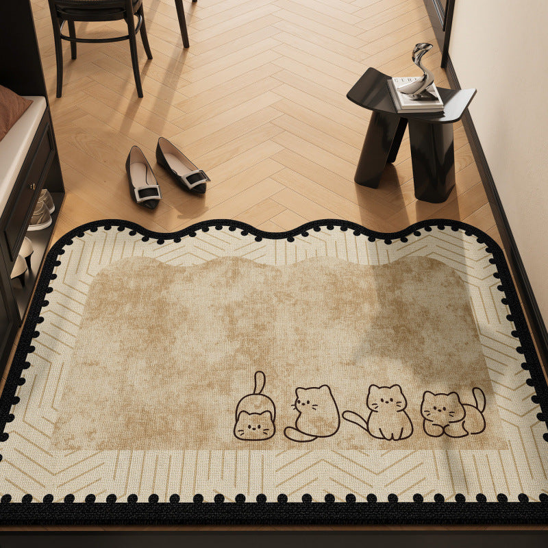 Decorative Dog-Themed Area Rug Kalsten