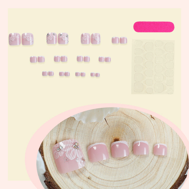 Premium Floral Press-On Nail Set Kalsten 1788496129