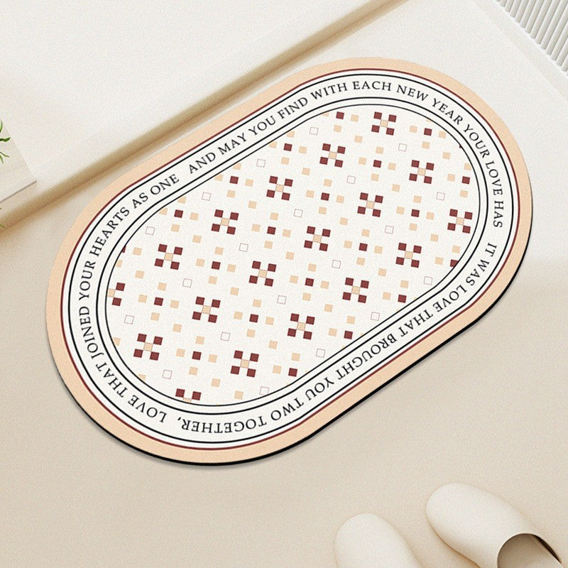 Inspirational Quote Area Mat
