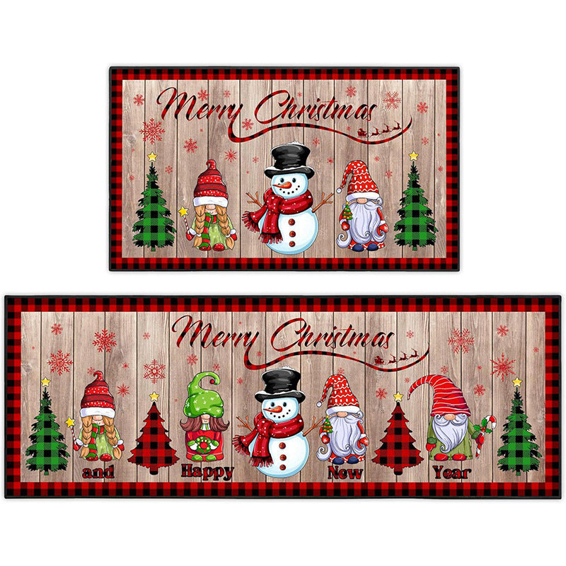 Festive Christmas Kitchen Mat Set Kalsten