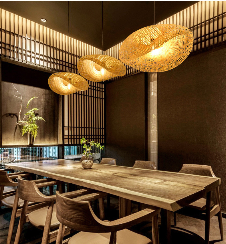 BambooLife Pendant Lamp - Handwoven Bamboo Lampshade for a Warm Interior Kalsten