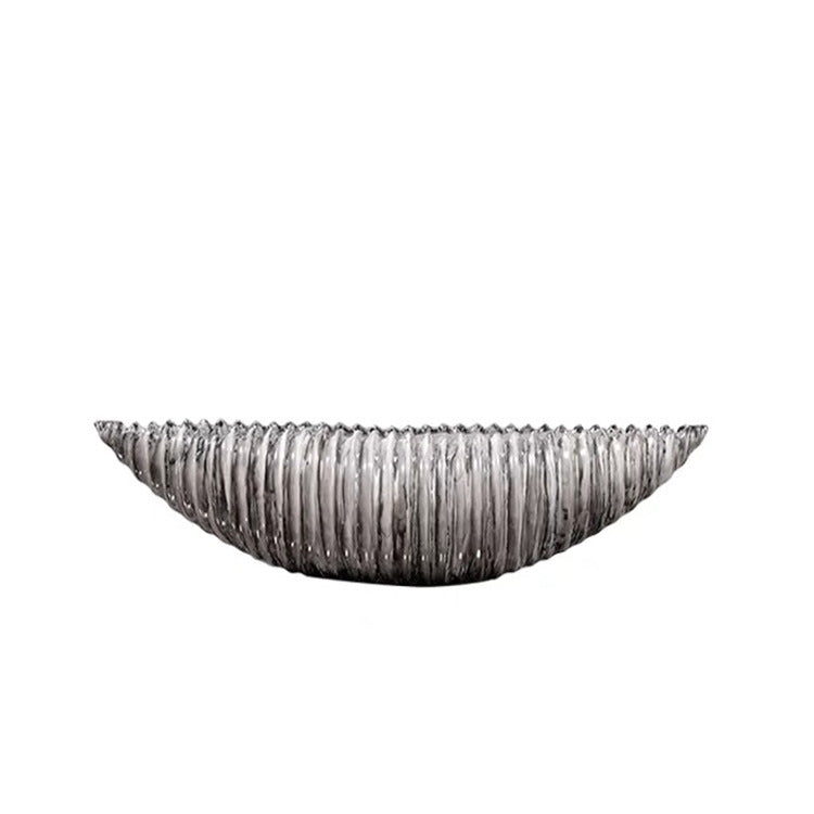 Contemporary Ribbed Centerpiece