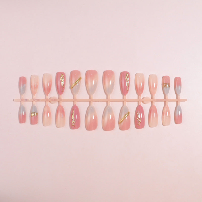 Elegant Gradient Press-On Nails Kalsten