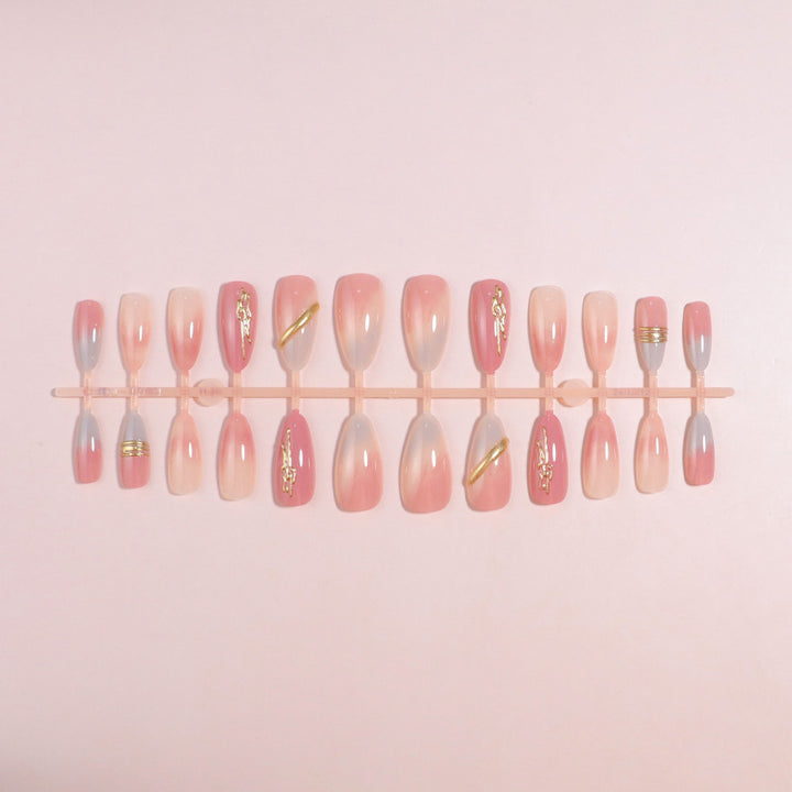 Elegant Gradient Press-On Nails Kalsten