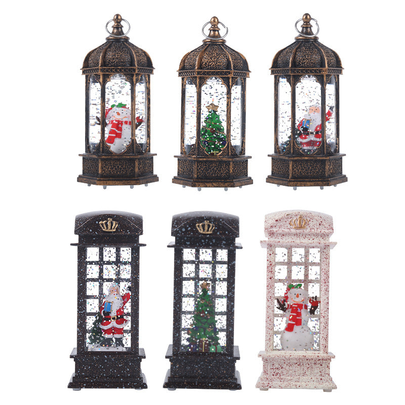 Nostalgic Christmas lantern with moving scenes Kalsten