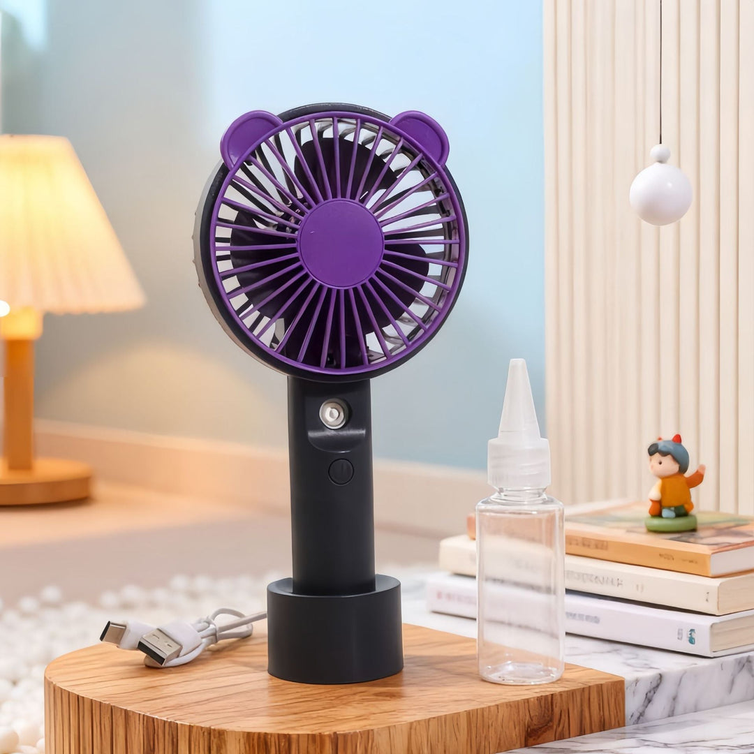 Women Portable Hand Fan with Spray Function Kalsten
