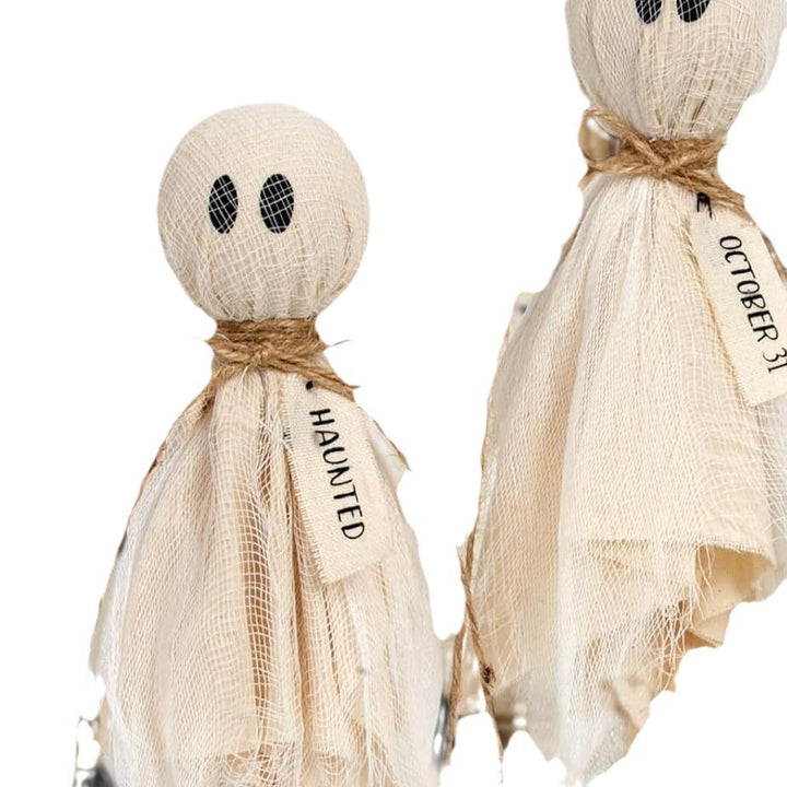 Rustic Halloween Ghost Decoration