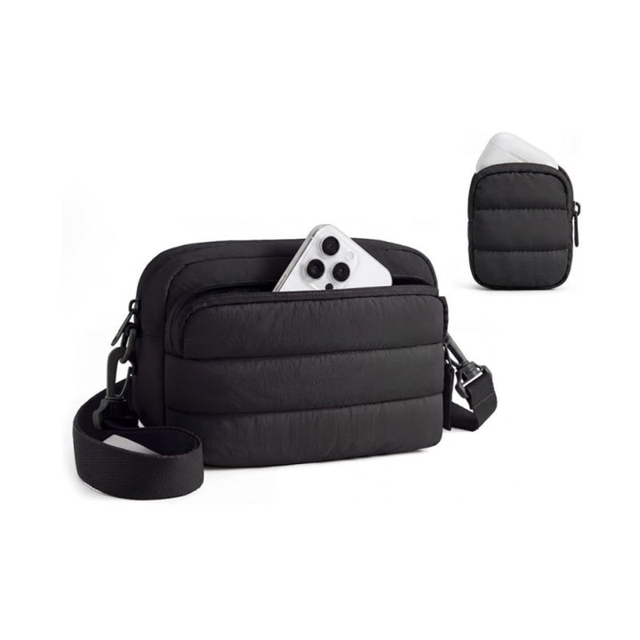 Fashionable shoulder bag with multifunctional compartments Kalsten