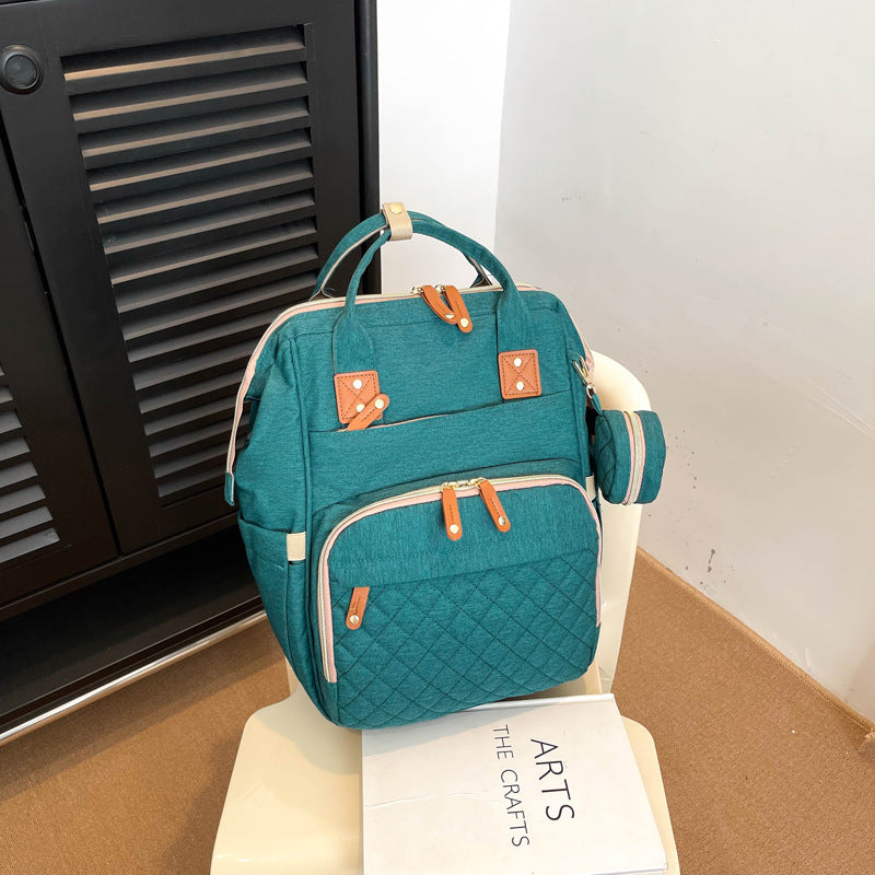 Multi-Pocket Quilted Backpack Kalsten