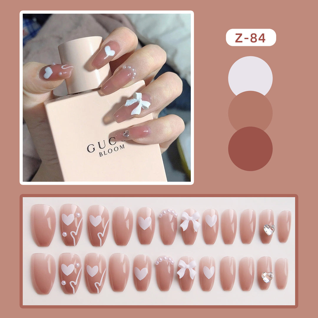 Elegant Artistic Press-On Nails Set