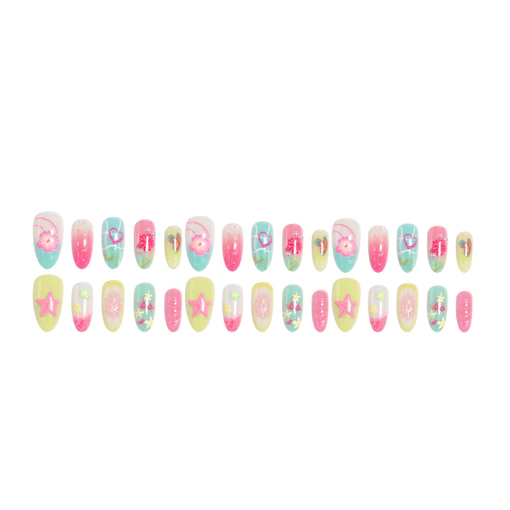 Artistic 3D Nail Tips with Maritime Motif Kalsten