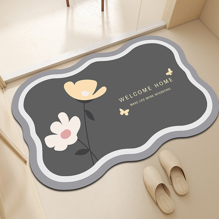 Floral-Designed Comfort Mat Kalsten