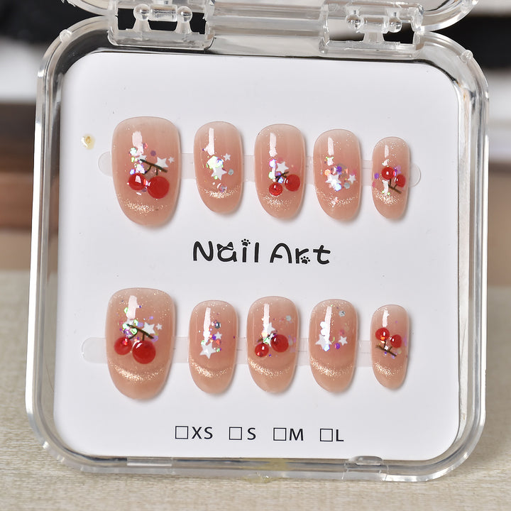 Premium Glamorous Press-On Nail Extensions Kalsten