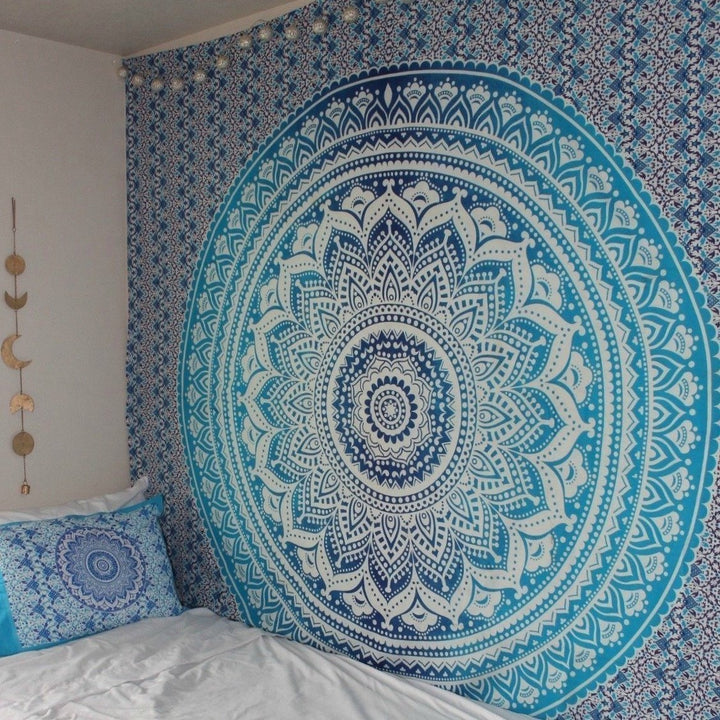Mandala-Themed Wall Tapestry