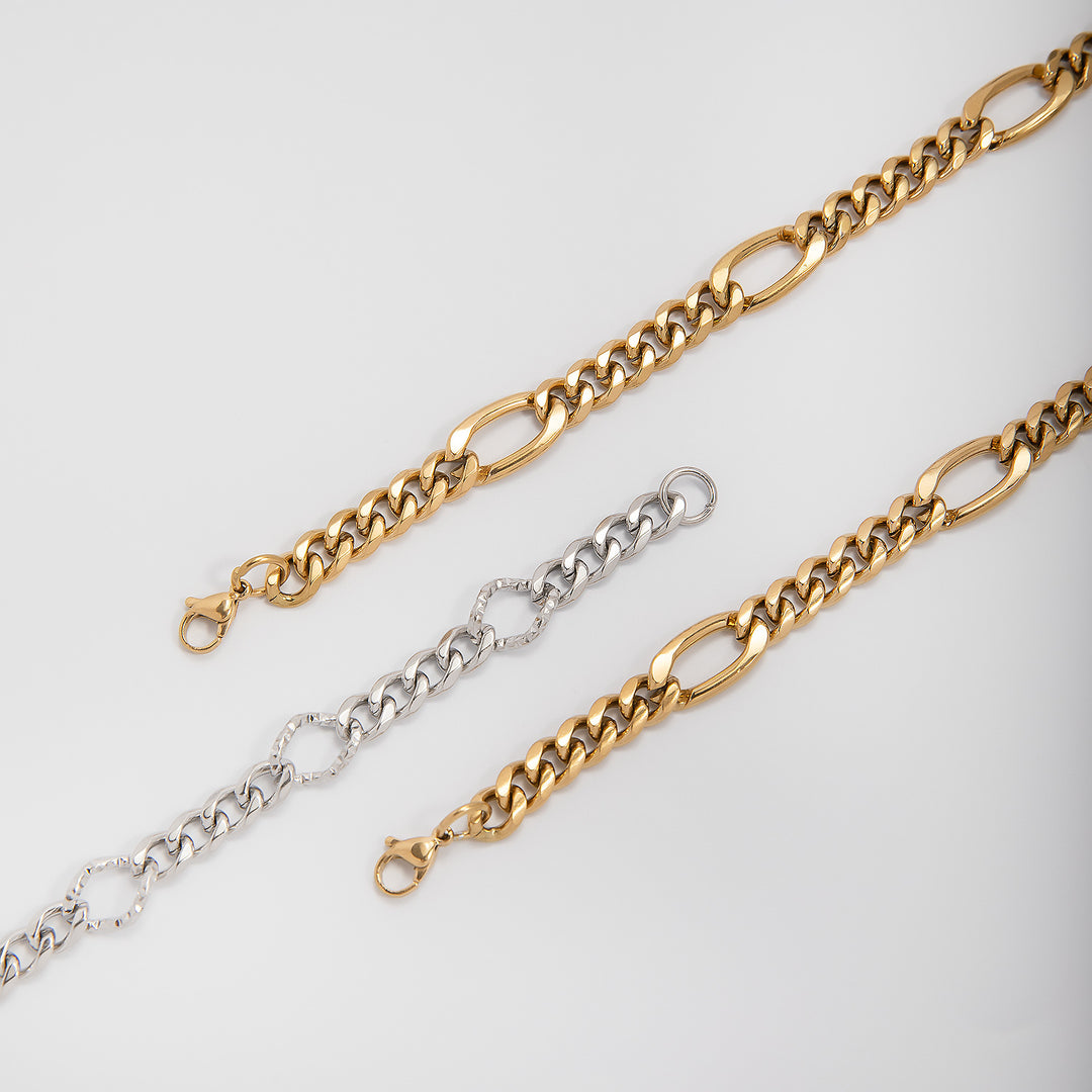 Chunky Interlocking Link Chain Necklace Kalsten
