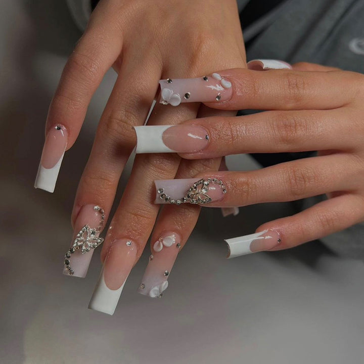 Elegant Heart-Designed Press-On Nail Tips Kalsten